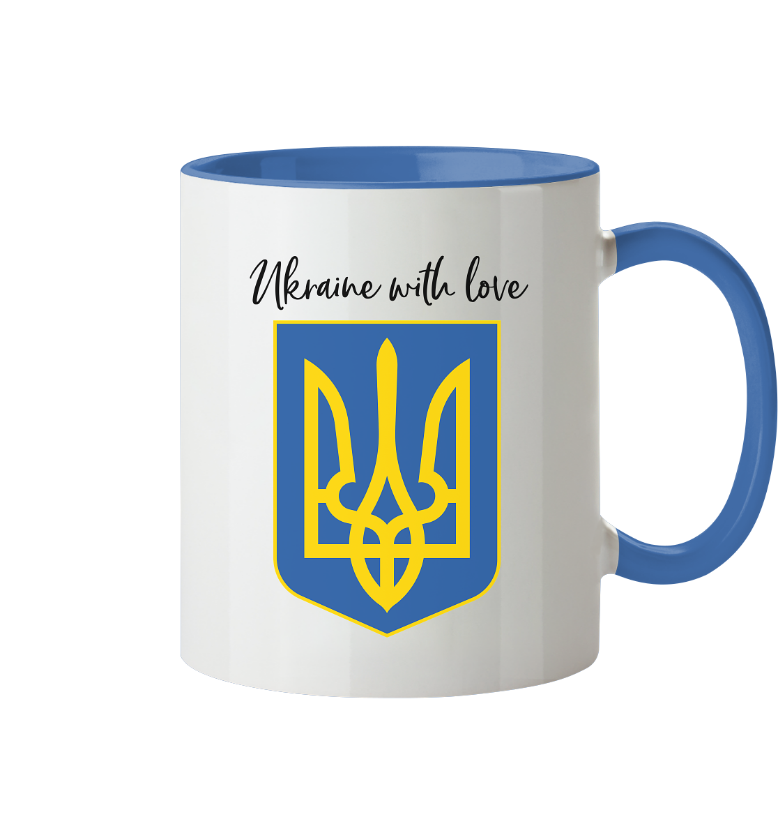 UKRAINE Panorama Tasse zweifarbig 2